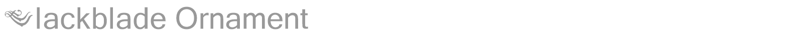 Black Blade font preview